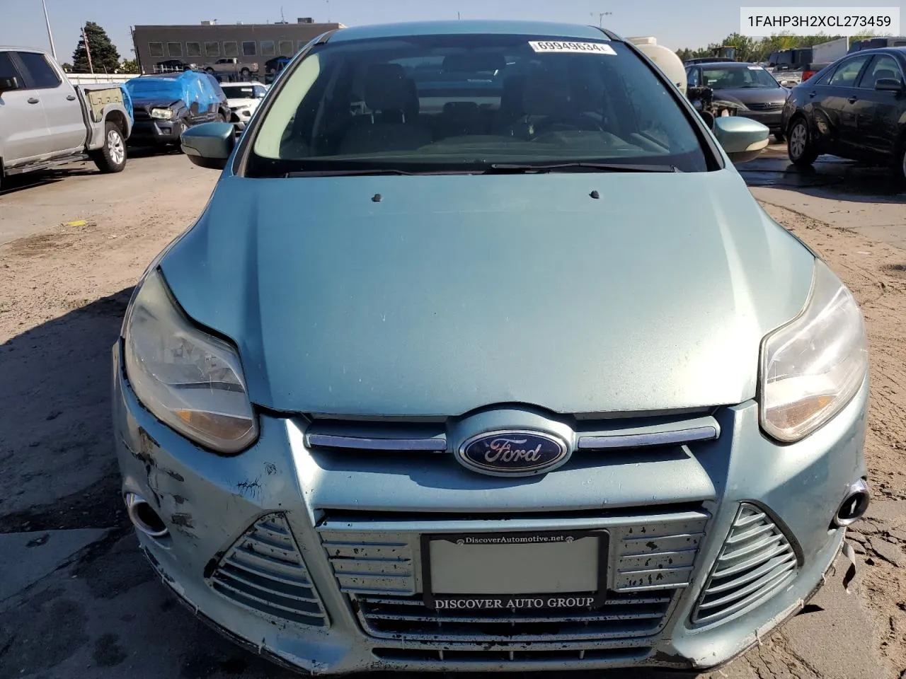 1FAHP3H2XCL273459 2012 Ford Focus Sel