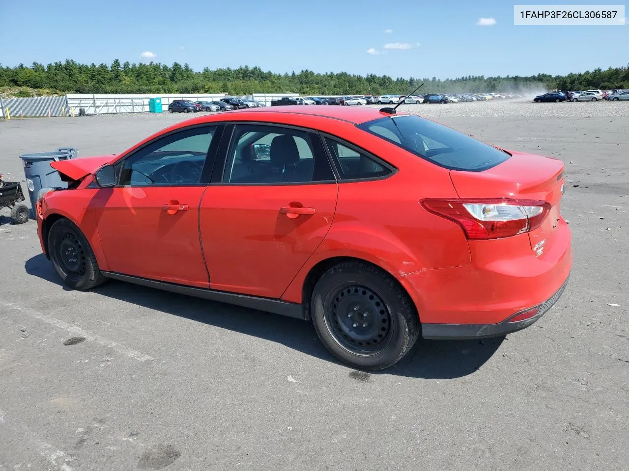 2012 Ford Focus Se VIN: 1FAHP3F26CL306587 Lot: 70060724