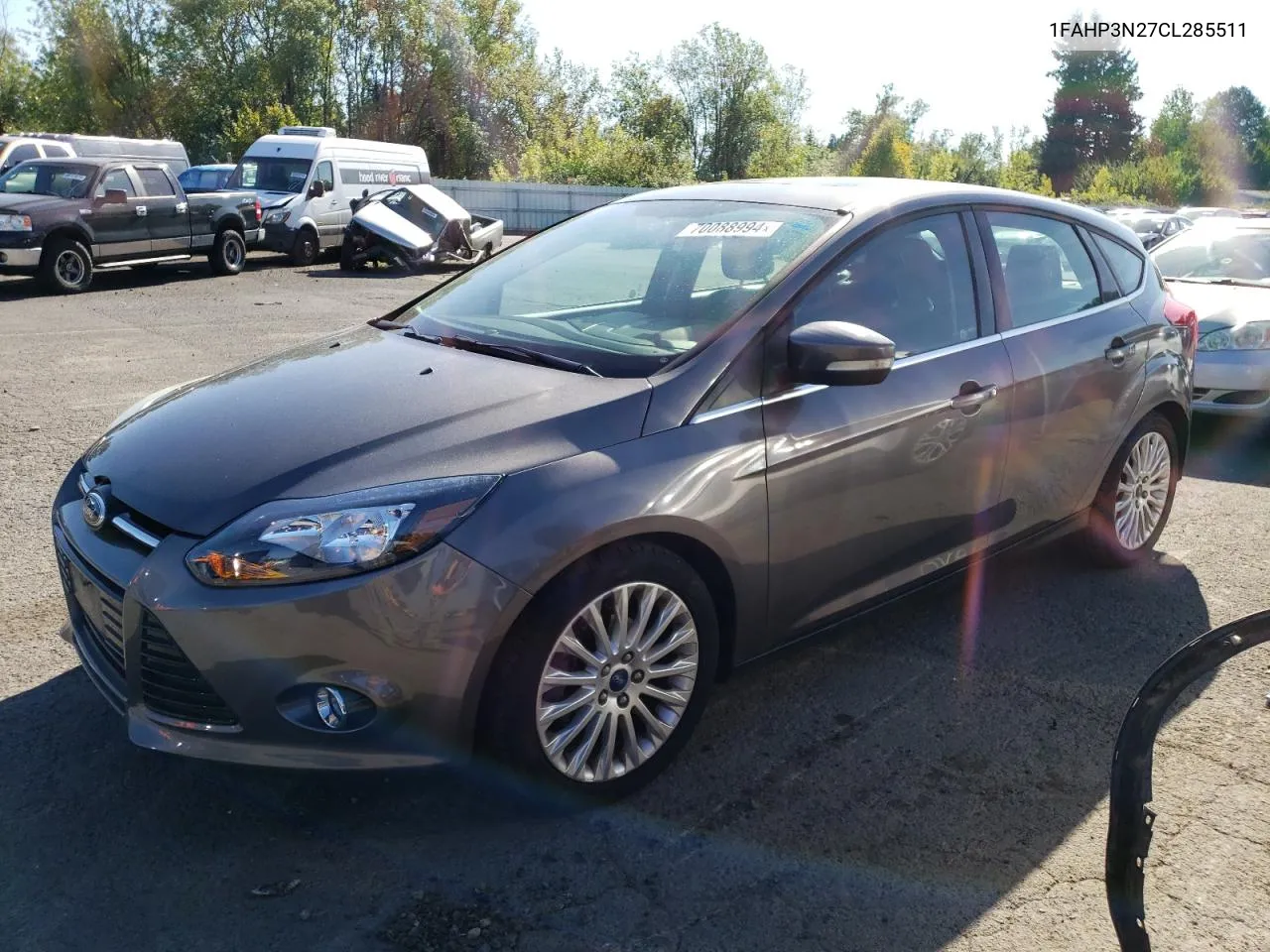 2012 Ford Focus Titanium VIN: 1FAHP3N27CL285511 Lot: 70088994