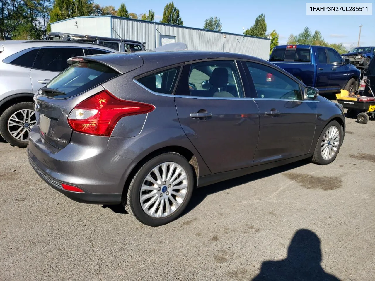 2012 Ford Focus Titanium VIN: 1FAHP3N27CL285511 Lot: 70088994