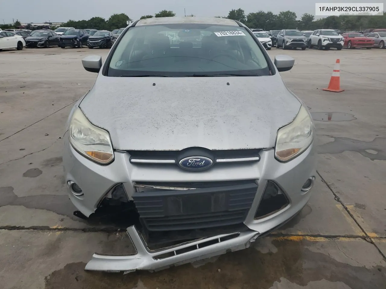 2012 Ford Focus Se VIN: 1FAHP3K29CL337905 Lot: 70218834