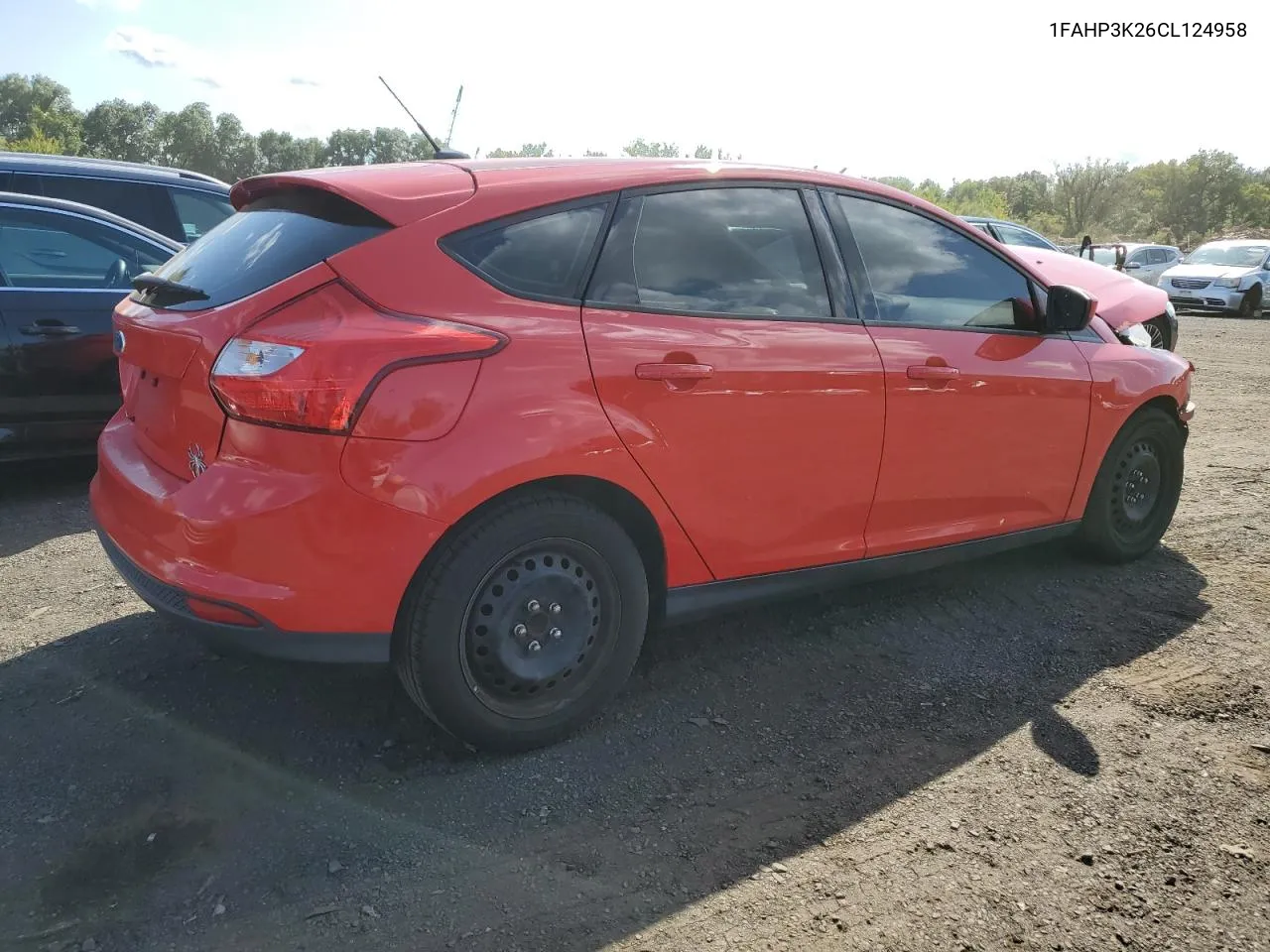 2012 Ford Focus Se VIN: 1FAHP3K26CL124958 Lot: 70366024