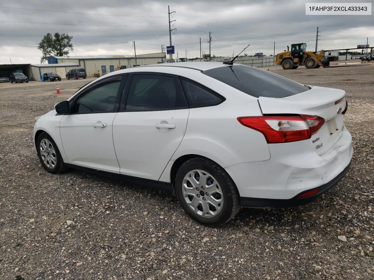 2012 Ford Focus Se VIN: 1FAHP3F2XCL433343 Lot: 70412834