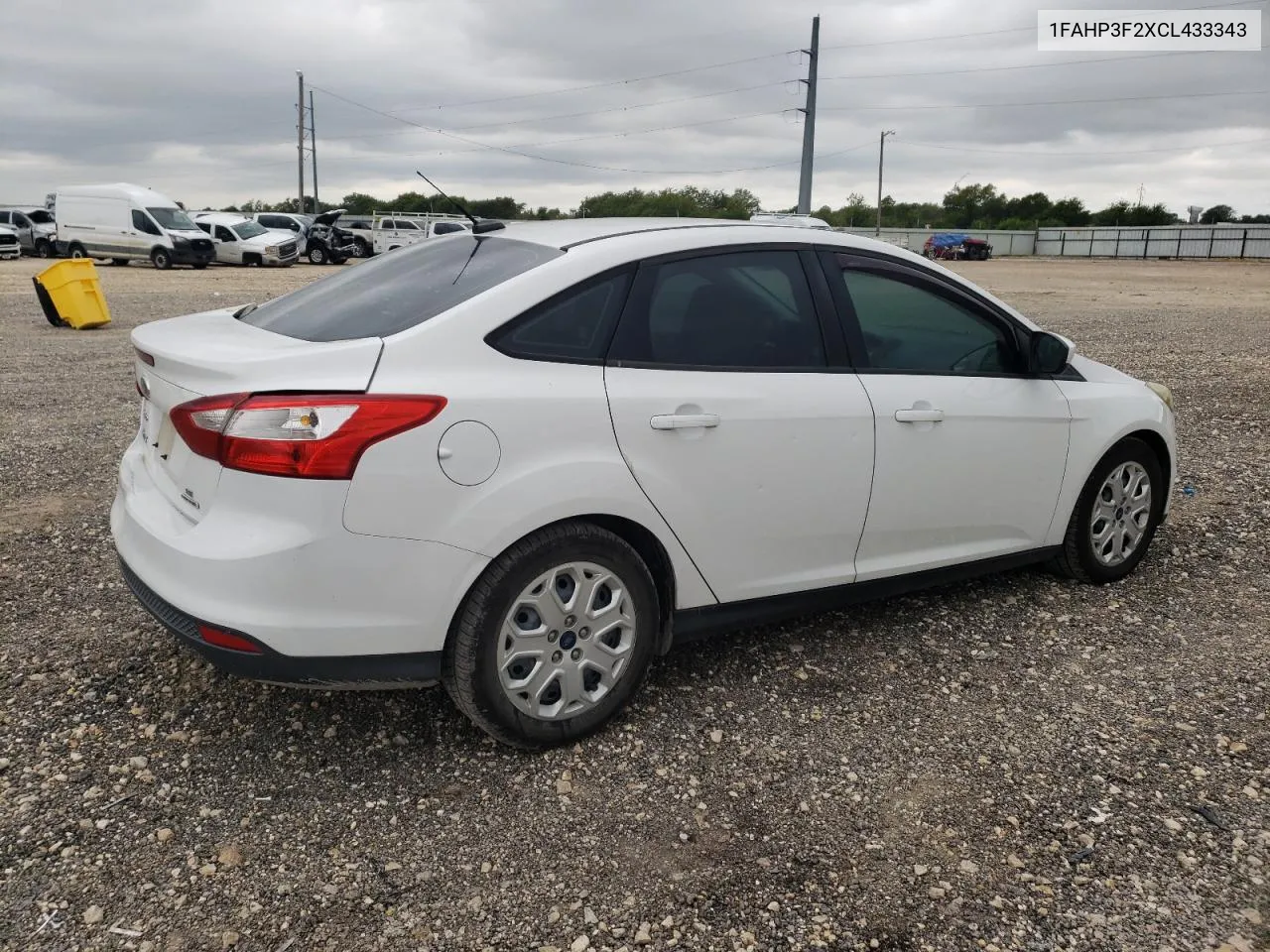 2012 Ford Focus Se VIN: 1FAHP3F2XCL433343 Lot: 70412834