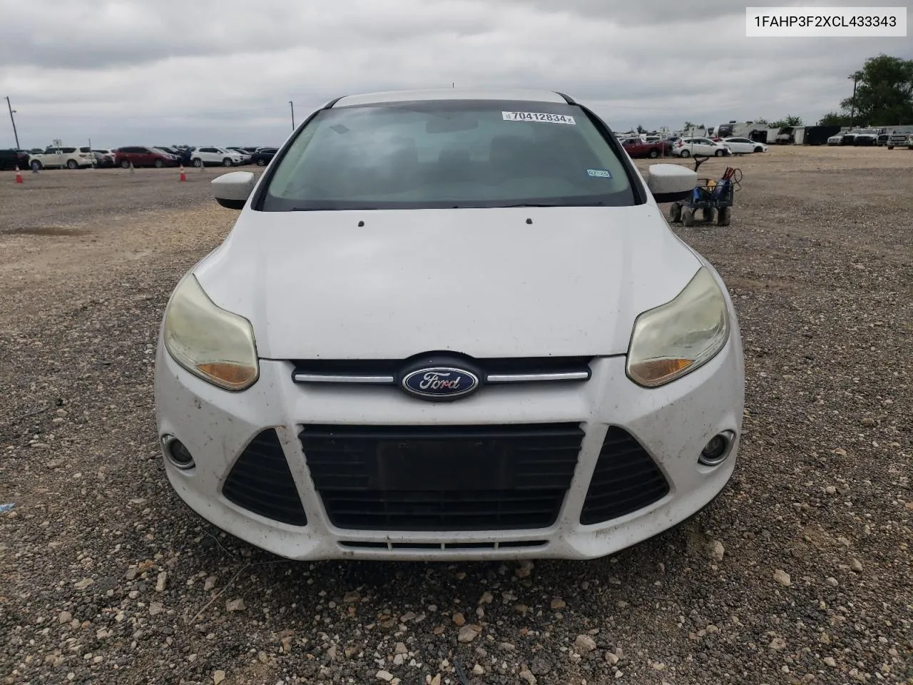 2012 Ford Focus Se VIN: 1FAHP3F2XCL433343 Lot: 70412834