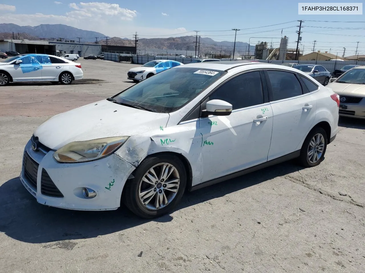 2012 Ford Focus Sel VIN: 1FAHP3H28CL168371 Lot: 70554364