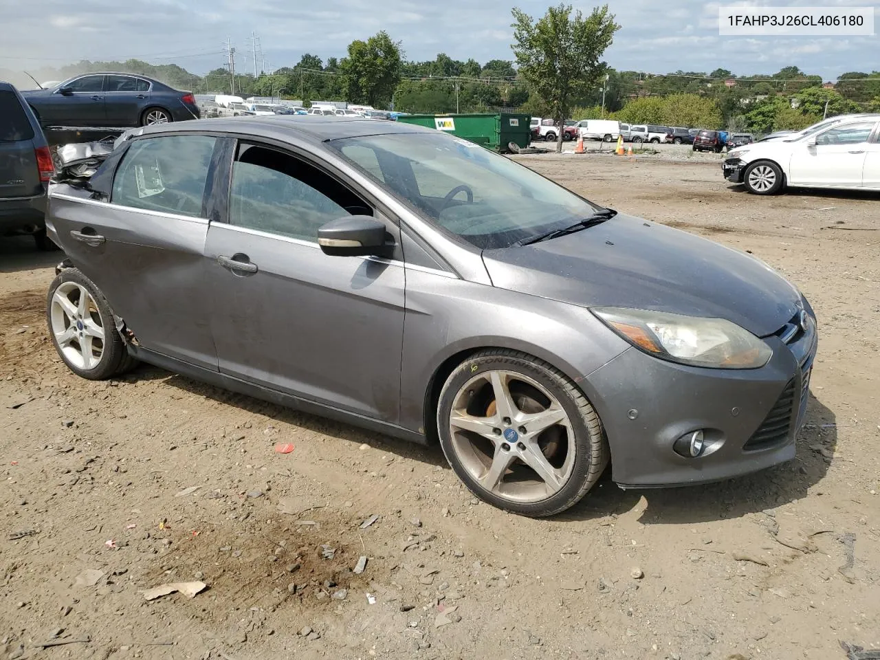 2012 Ford Focus Titanium VIN: 1FAHP3J26CL406180 Lot: 70565904