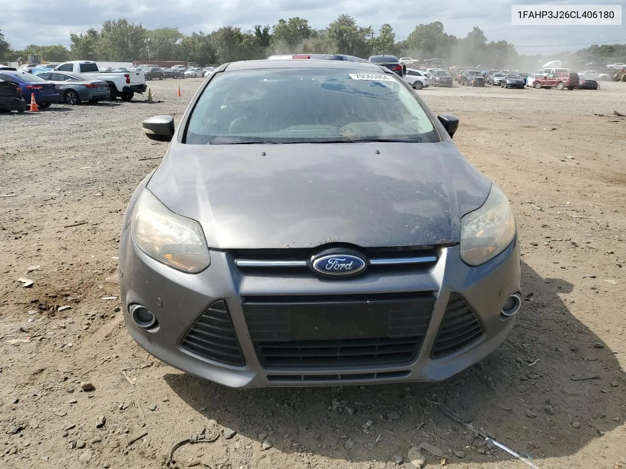 2012 Ford Focus Titanium VIN: 1FAHP3J26CL406180 Lot: 70565904