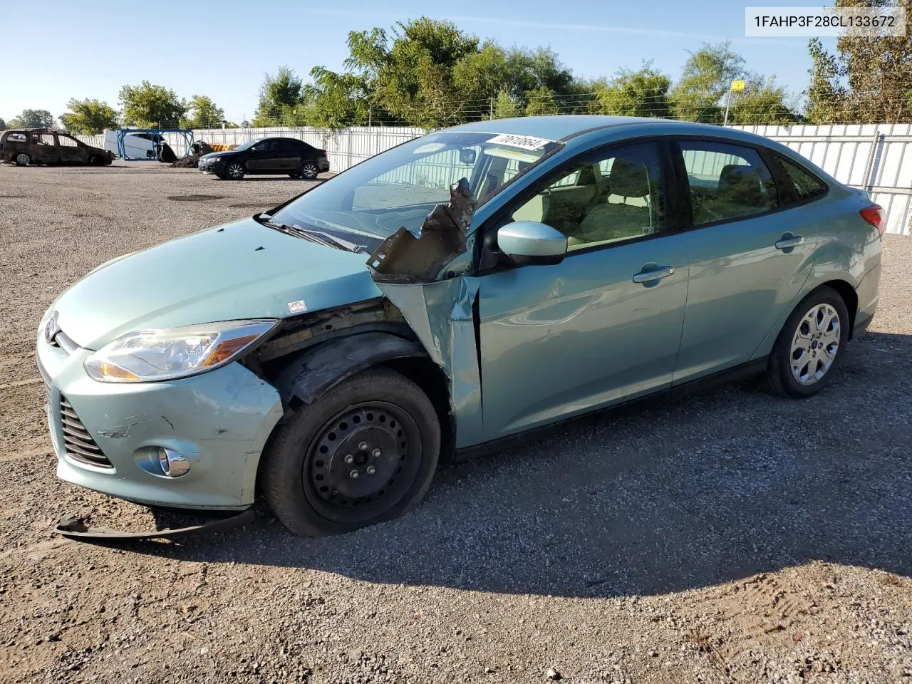 2012 Ford Focus Se VIN: 1FAHP3F28CL133672 Lot: 70610864