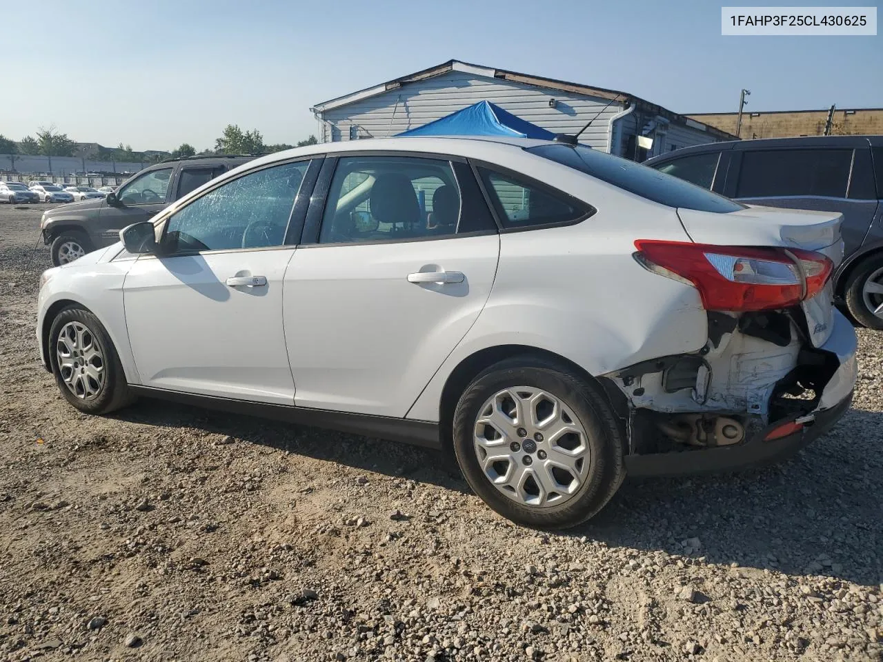 2012 Ford Focus Se VIN: 1FAHP3F25CL430625 Lot: 70647604