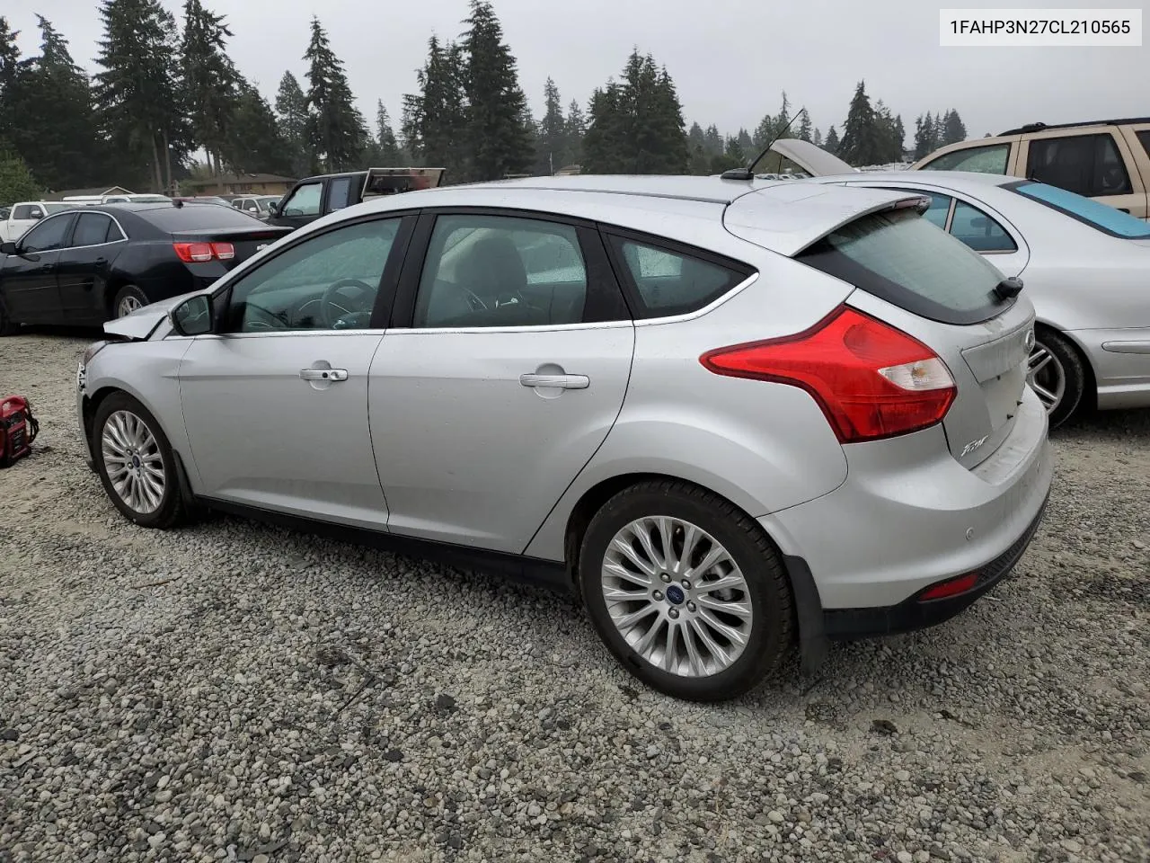 2012 Ford Focus Titanium VIN: 1FAHP3N27CL210565 Lot: 70706604