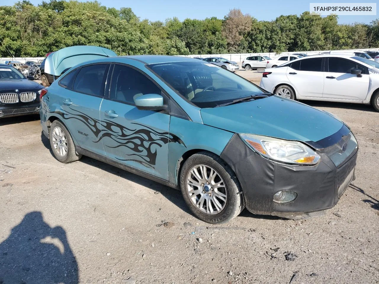 2012 Ford Focus Se VIN: 1FAHP3F29CL465832 Lot: 70773224