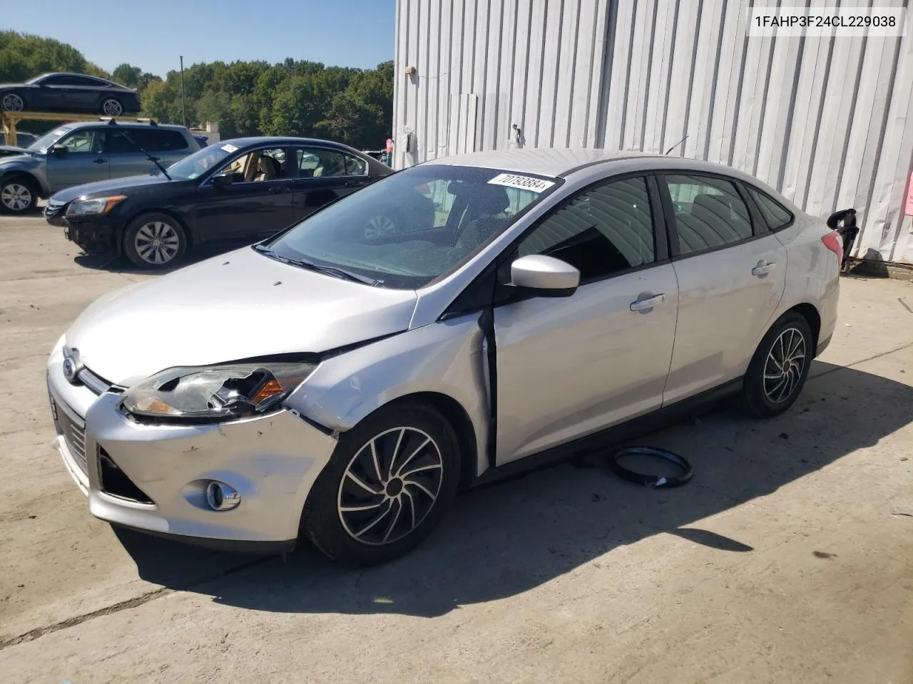 2012 Ford Focus Se VIN: 1FAHP3F24CL229038 Lot: 70793884