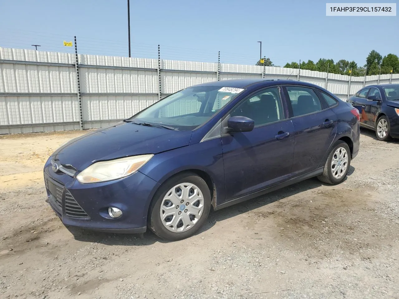 2012 Ford Focus Se VIN: 1FAHP3F29CL157432 Lot: 70848294