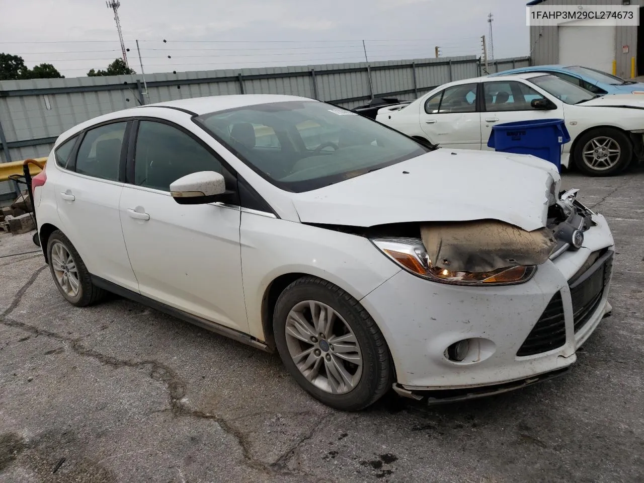 2012 Ford Focus Sel VIN: 1FAHP3M29CL274673 Lot: 71038934