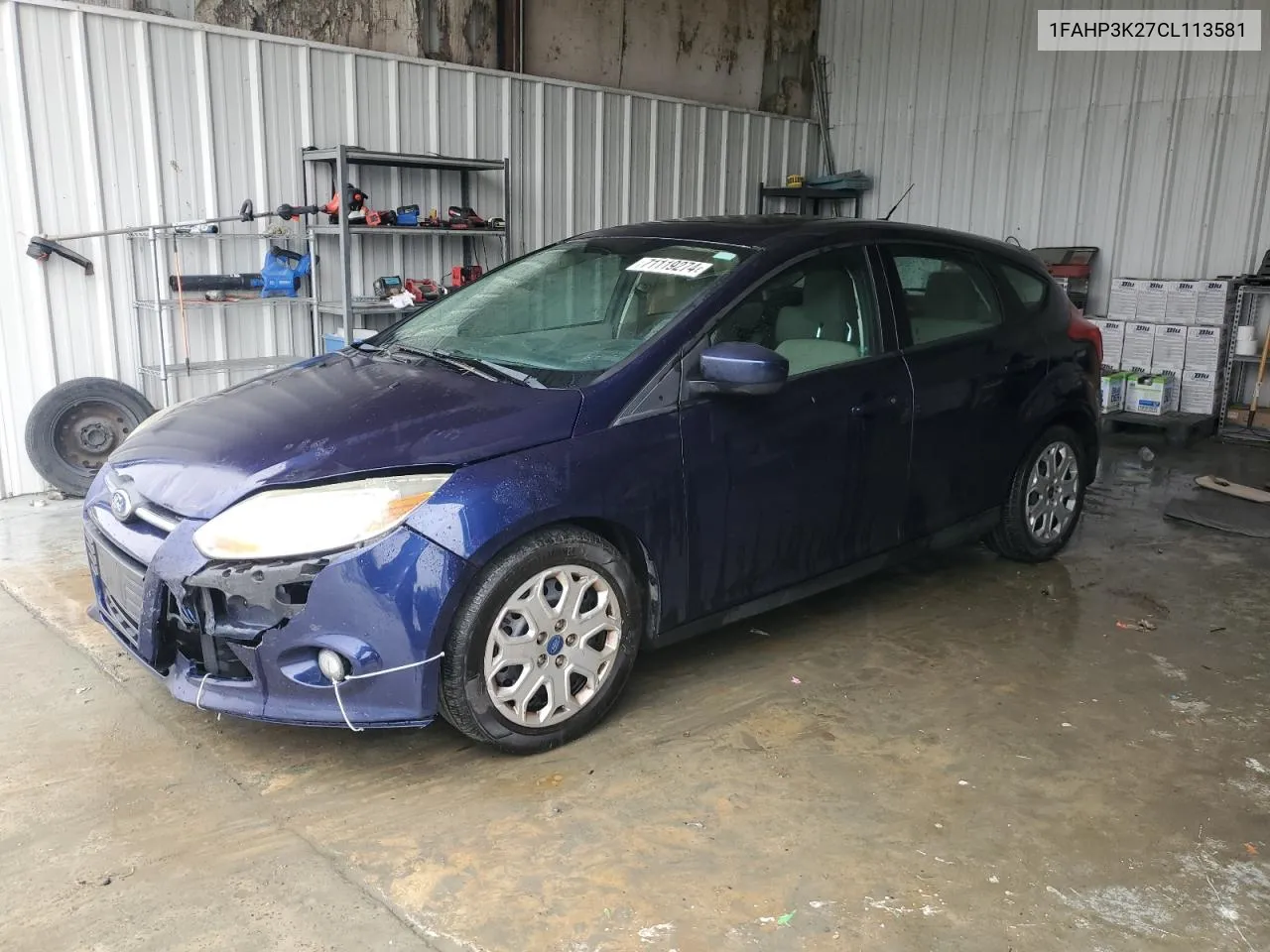 2012 Ford Focus Se VIN: 1FAHP3K27CL113581 Lot: 71119274