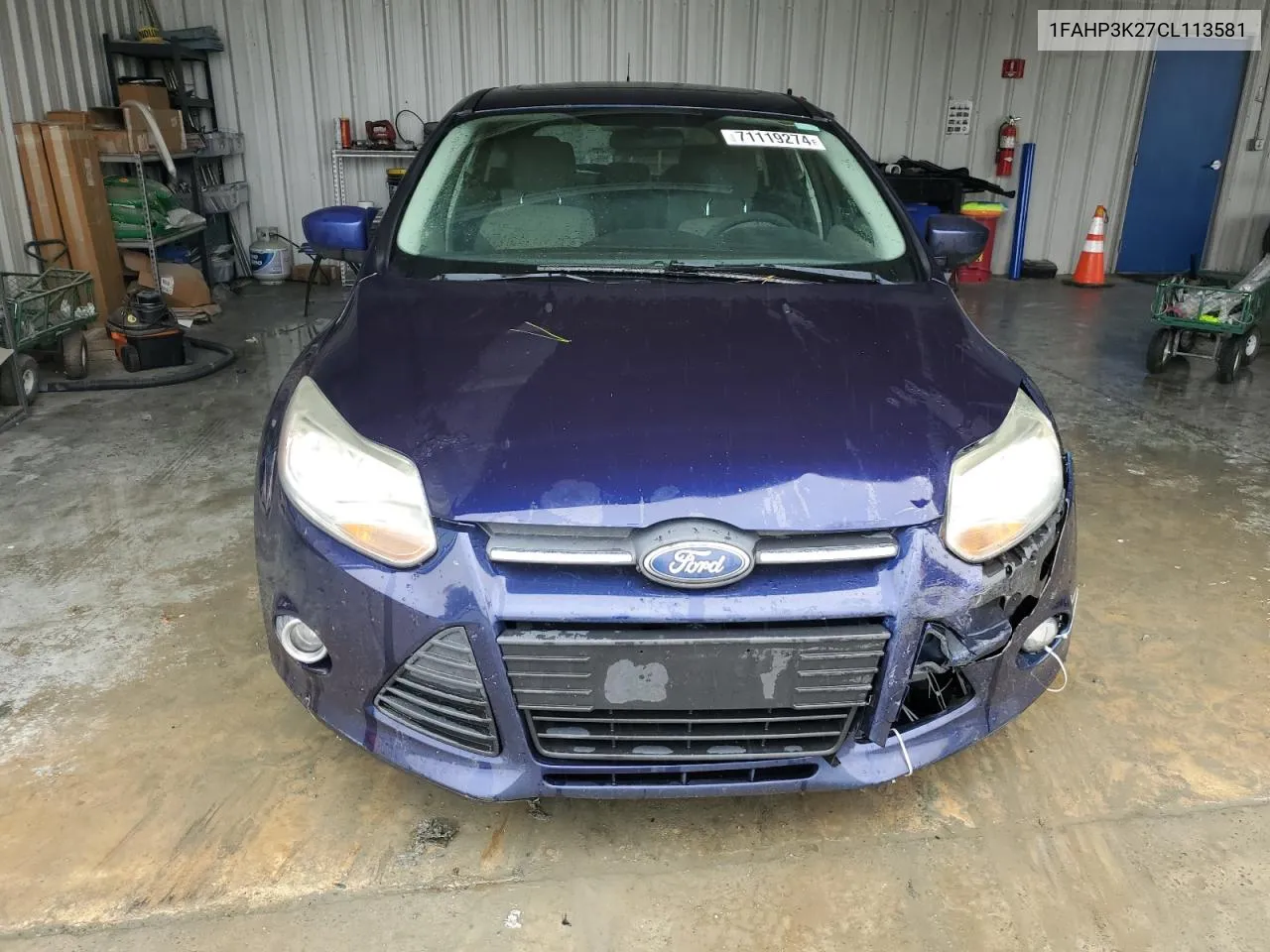 2012 Ford Focus Se VIN: 1FAHP3K27CL113581 Lot: 71119274