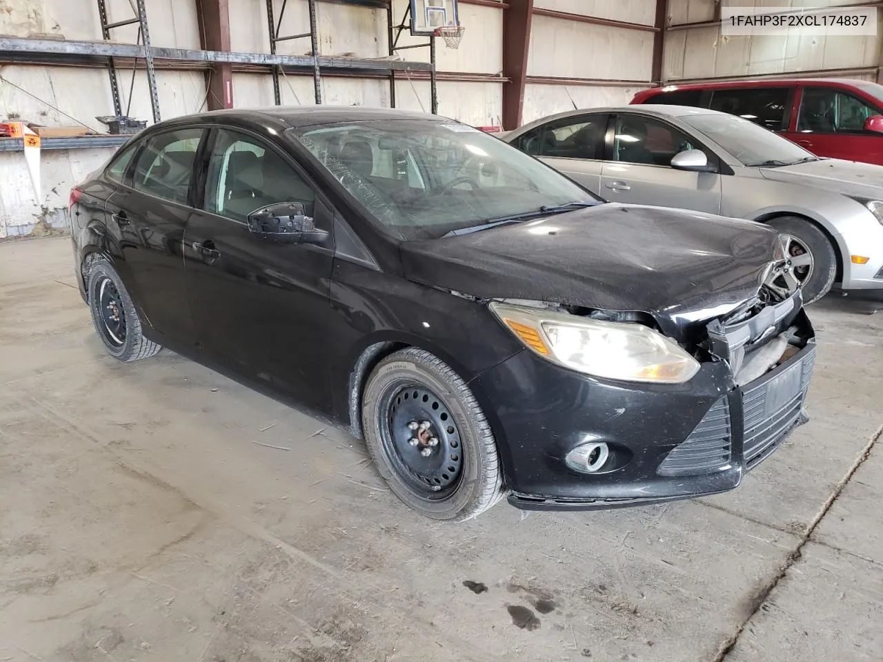 2012 Ford Focus Se VIN: 1FAHP3F2XCL174837 Lot: 71172874