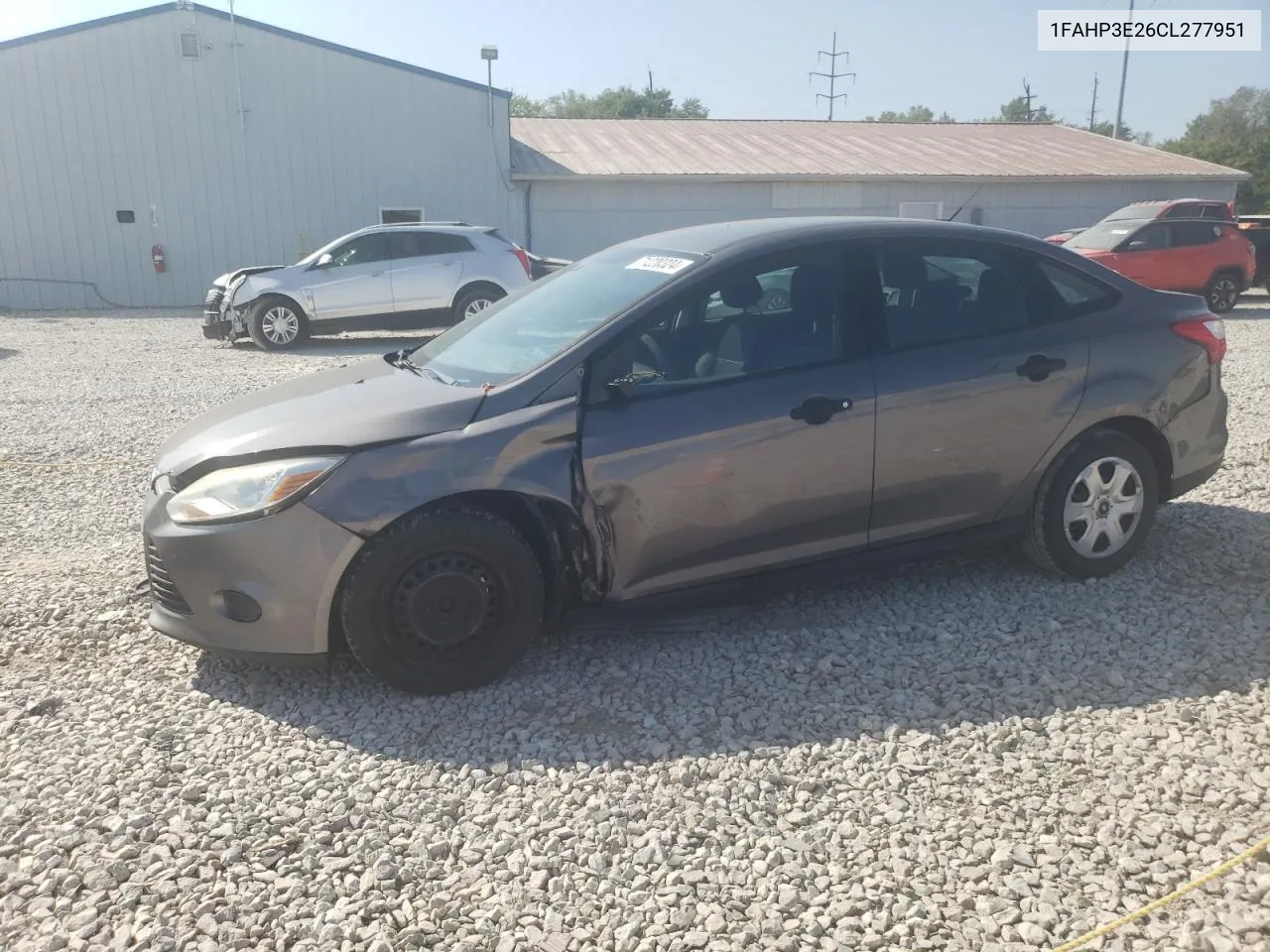 2012 Ford Focus S VIN: 1FAHP3E26CL277951 Lot: 71220324