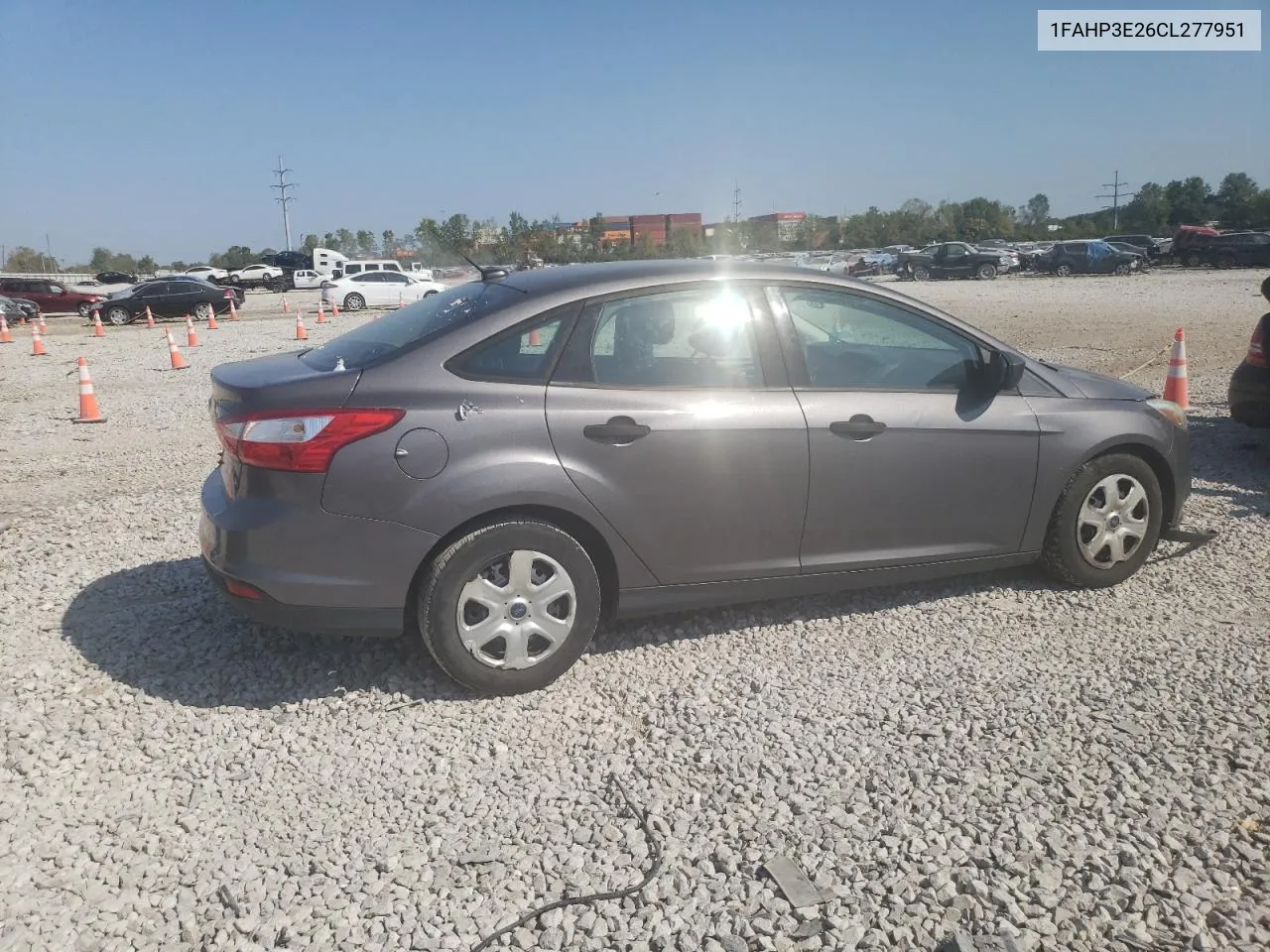 2012 Ford Focus S VIN: 1FAHP3E26CL277951 Lot: 71220324