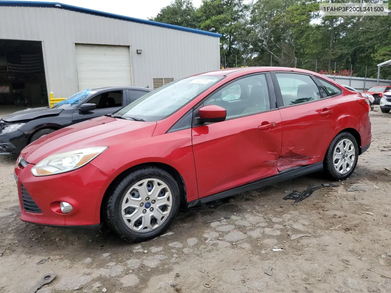 1FAHP3F20CL341500 2012 Ford Focus Se