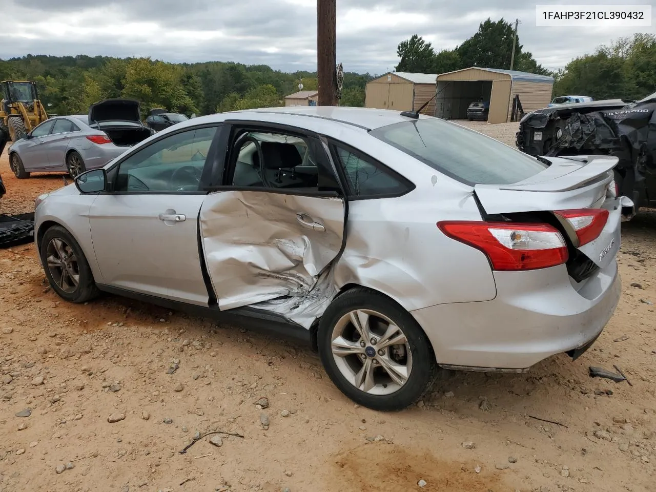 2012 Ford Focus Se VIN: 1FAHP3F21CL390432 Lot: 71346024