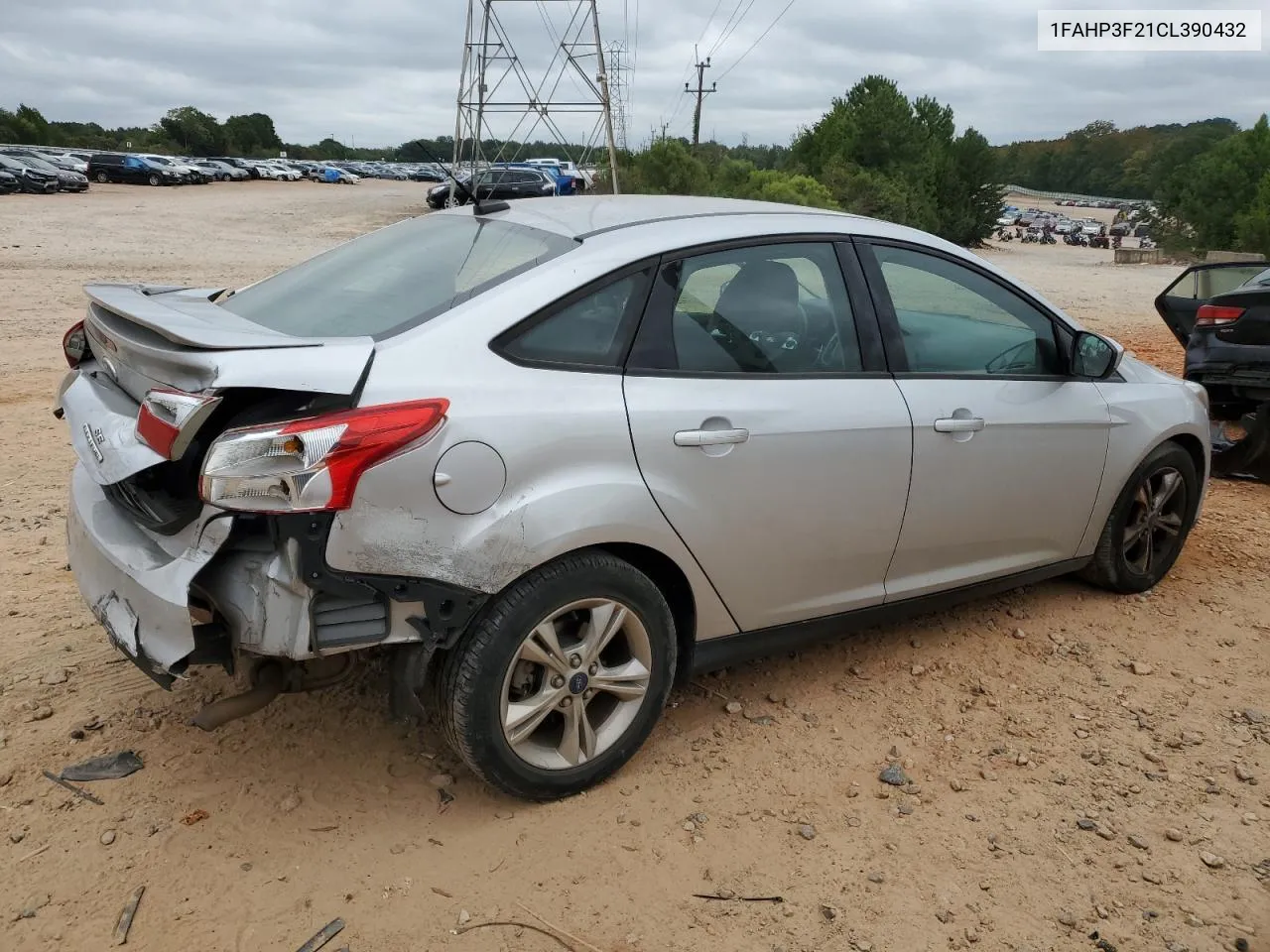 2012 Ford Focus Se VIN: 1FAHP3F21CL390432 Lot: 71346024