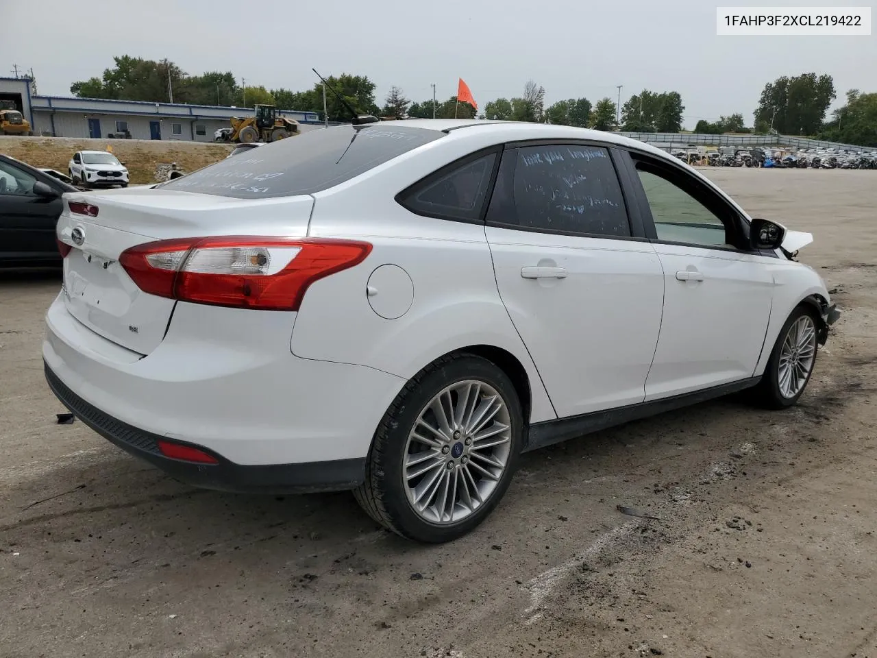 2012 Ford Focus Se VIN: 1FAHP3F2XCL219422 Lot: 71377104