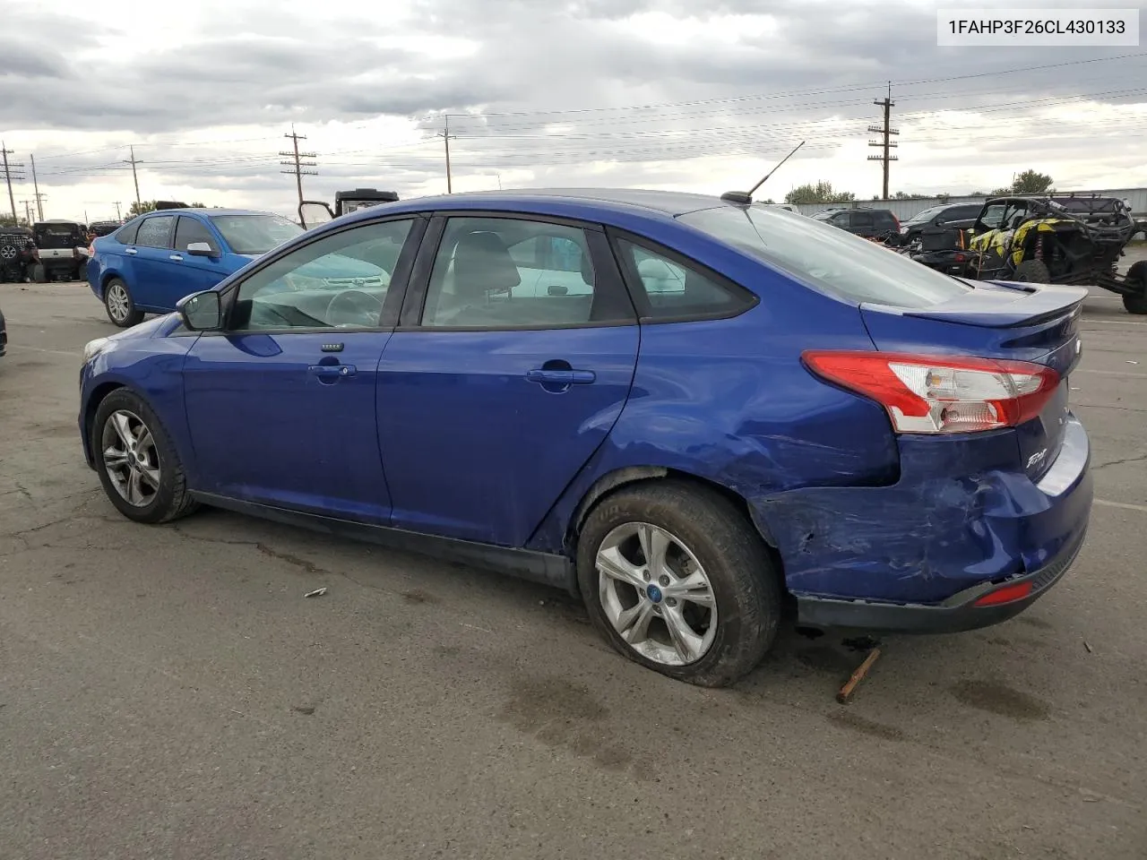 2012 Ford Focus Se VIN: 1FAHP3F26CL430133 Lot: 71486514