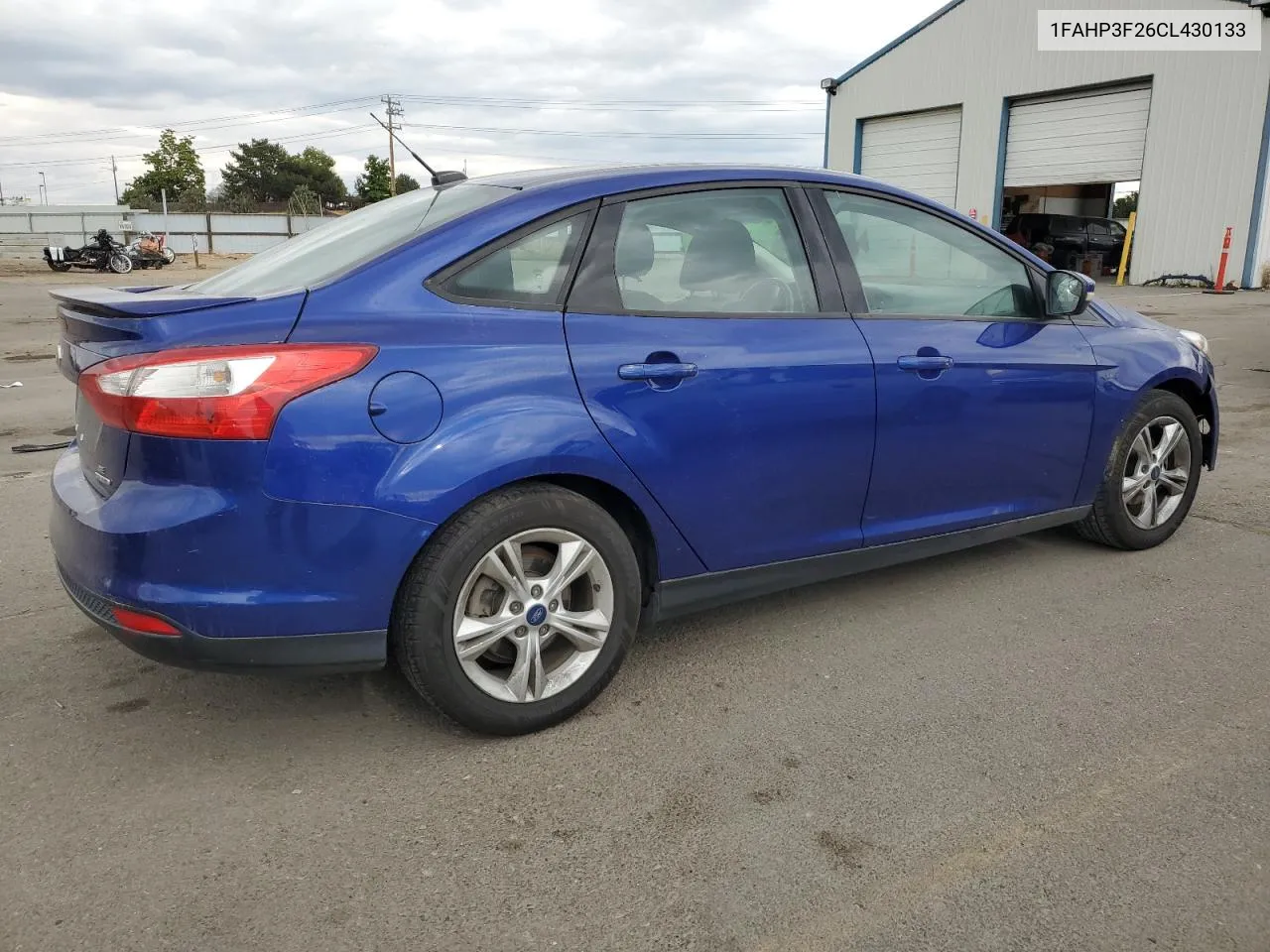 2012 Ford Focus Se VIN: 1FAHP3F26CL430133 Lot: 71486514