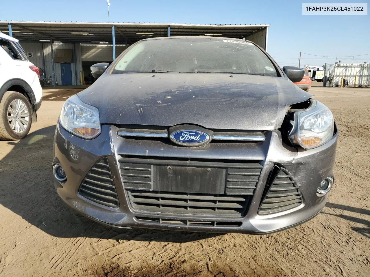 2012 Ford Focus Se VIN: 1FAHP3K26CL451022 Lot: 71499064