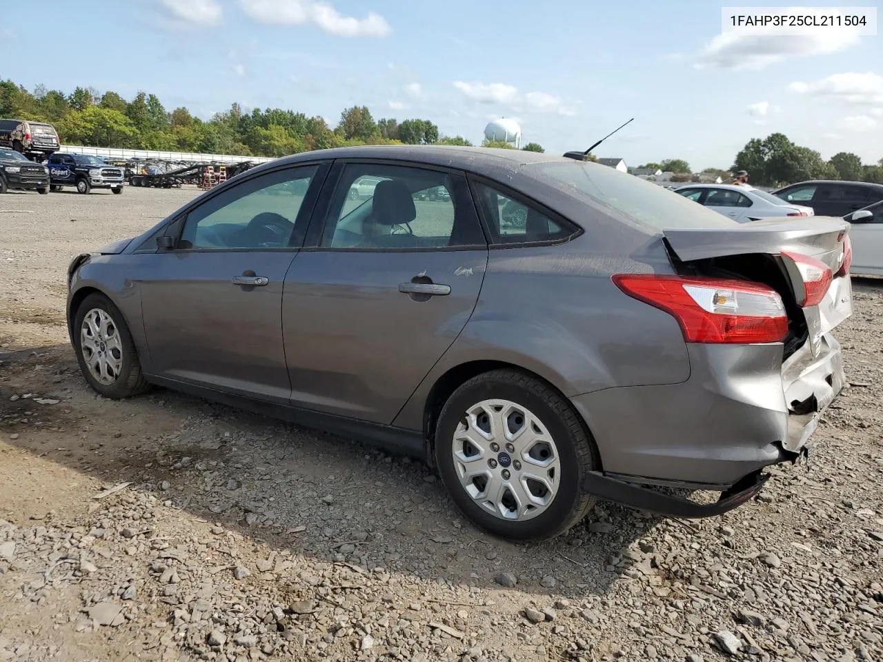 2012 Ford Focus Se VIN: 1FAHP3F25CL211504 Lot: 71559754