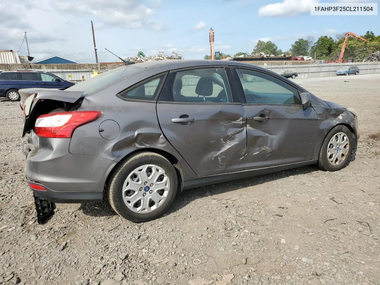 2012 Ford Focus Se VIN: 1FAHP3F25CL211504 Lot: 71559754