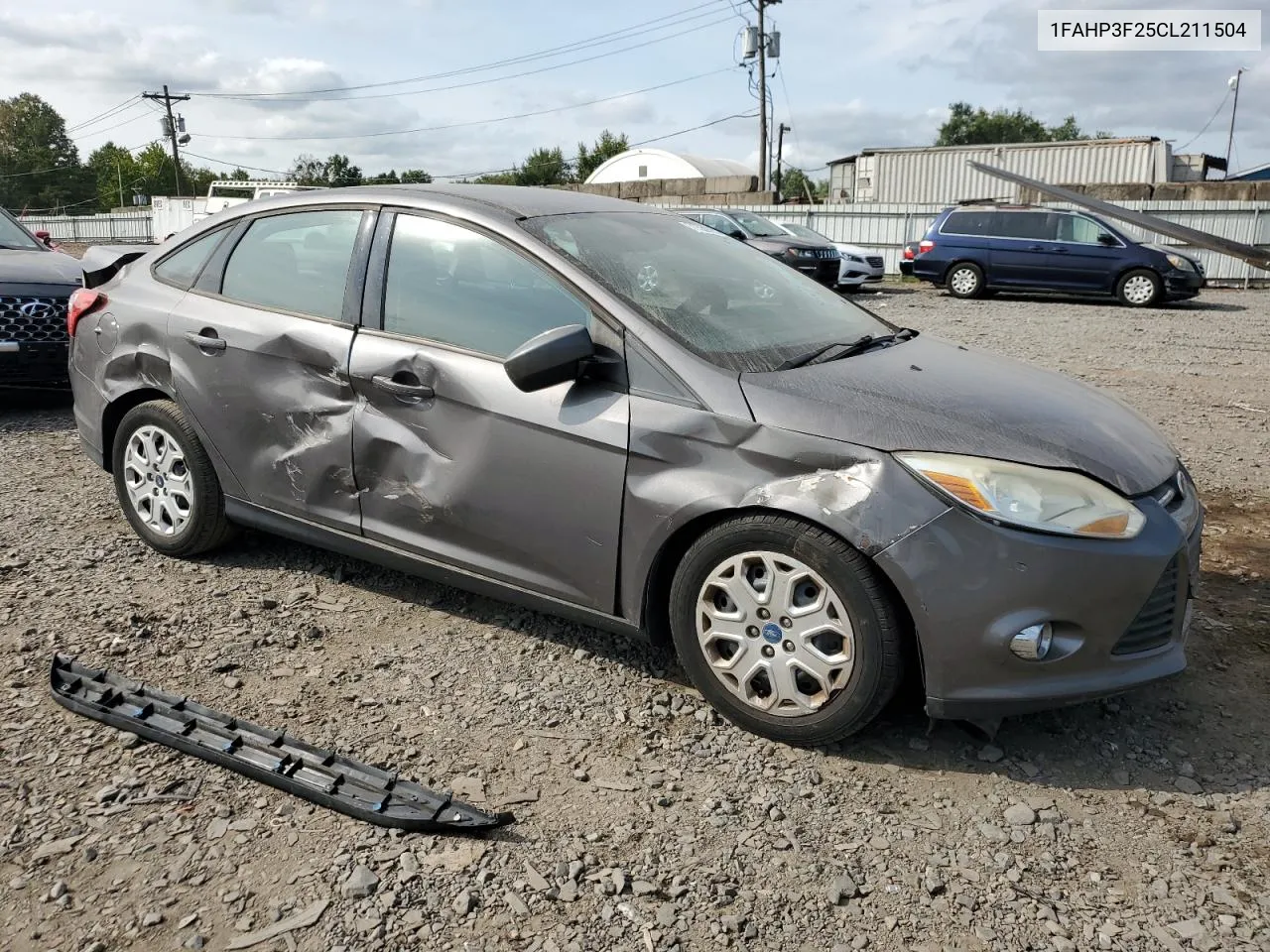 2012 Ford Focus Se VIN: 1FAHP3F25CL211504 Lot: 71559754