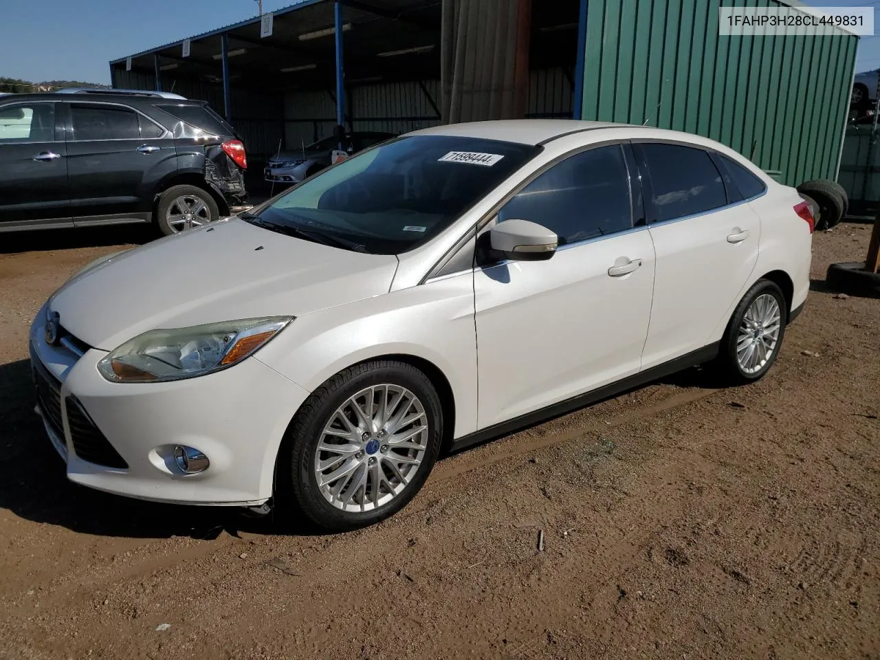 2012 Ford Focus Sel VIN: 1FAHP3H28CL449831 Lot: 71599444