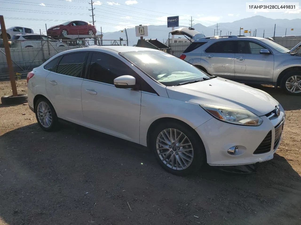 2012 Ford Focus Sel VIN: 1FAHP3H28CL449831 Lot: 71599444