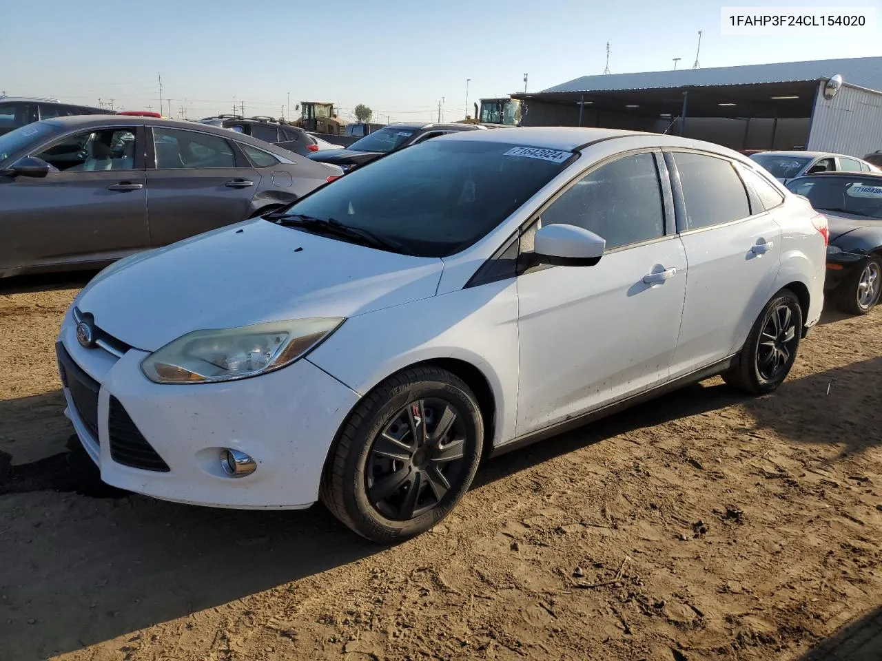 2012 Ford Focus Se VIN: 1FAHP3F24CL154020 Lot: 71642024