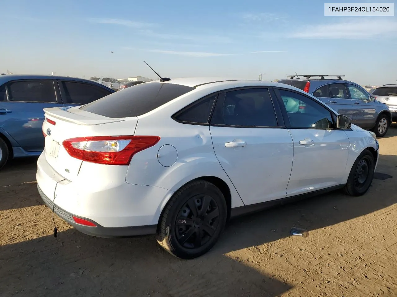 2012 Ford Focus Se VIN: 1FAHP3F24CL154020 Lot: 71642024