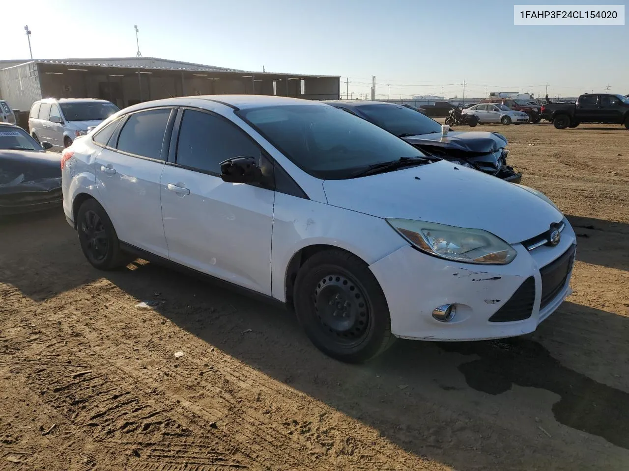 2012 Ford Focus Se VIN: 1FAHP3F24CL154020 Lot: 71642024