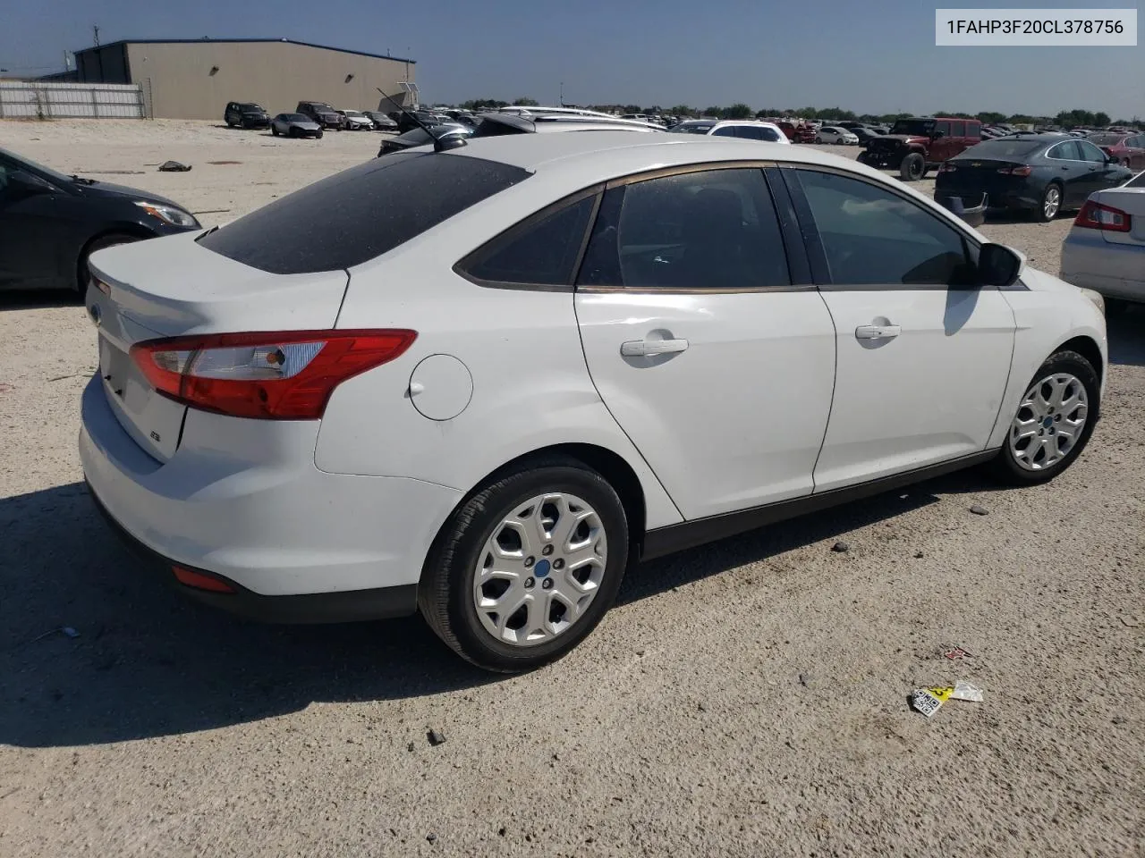 2012 Ford Focus Se VIN: 1FAHP3F20CL378756 Lot: 71674274