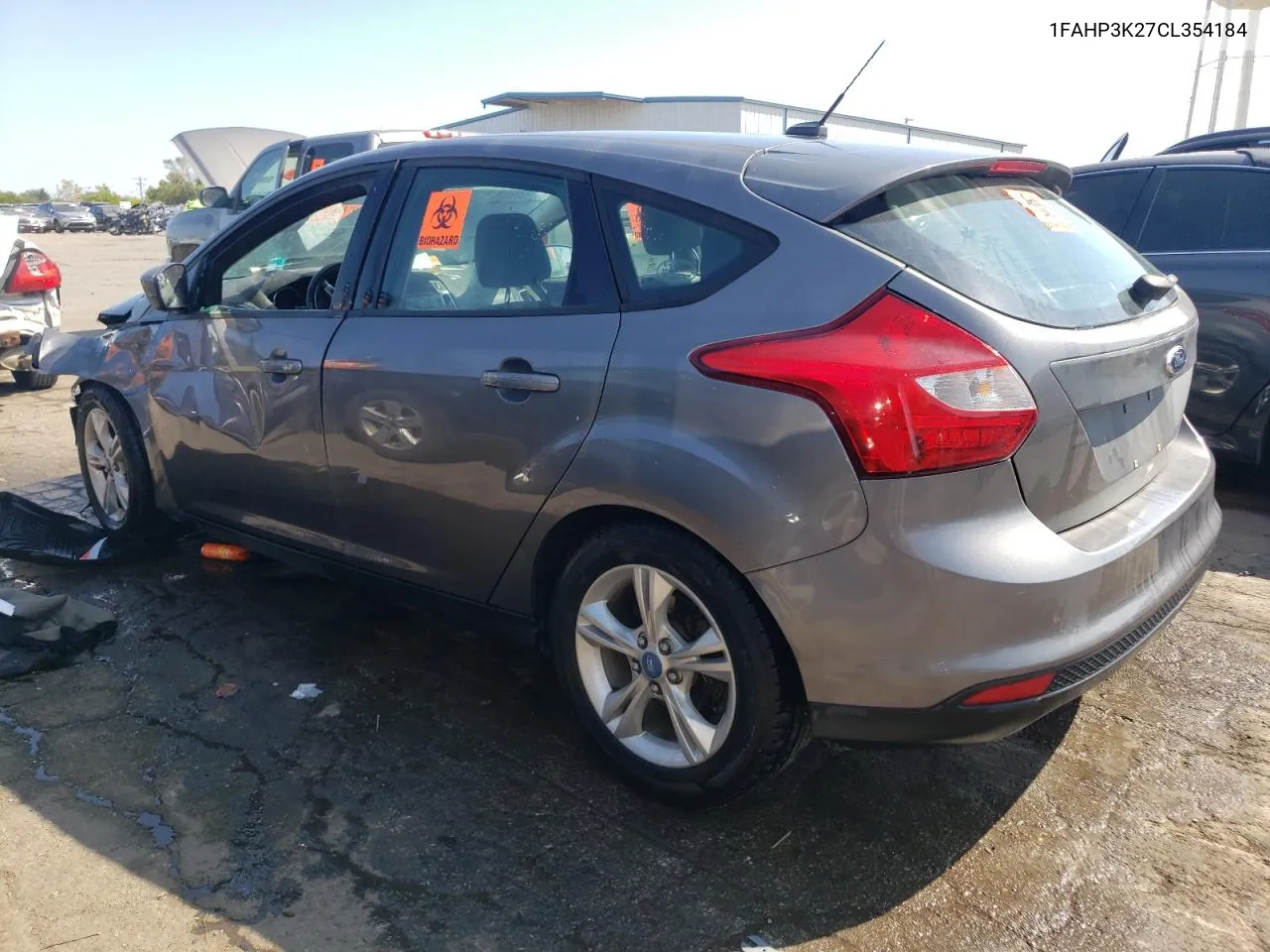 2012 Ford Focus Se VIN: 1FAHP3K27CL354184 Lot: 71704094