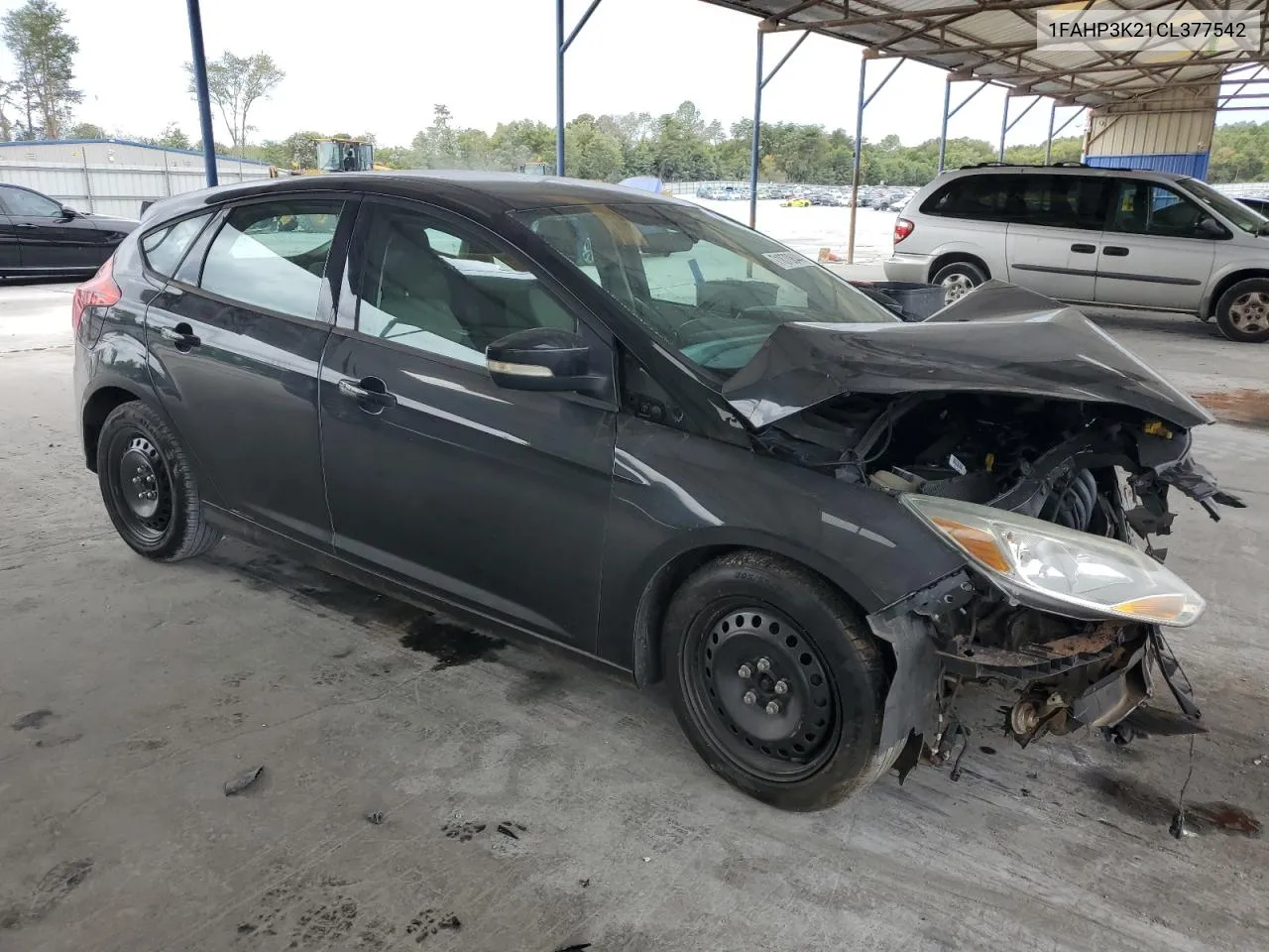 2012 Ford Focus Se VIN: 1FAHP3K21CL377542 Lot: 71870844