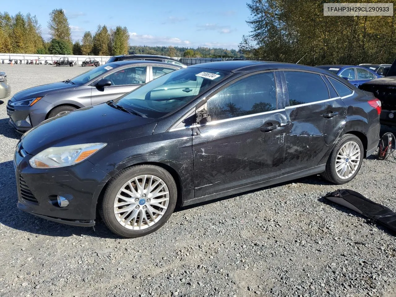 2012 Ford Focus Sel VIN: 1FAHP3H29CL290933 Lot: 71888704