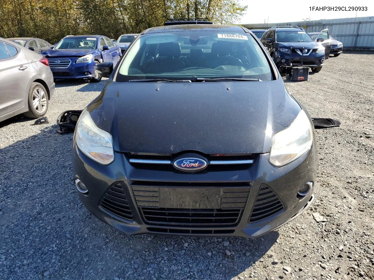 2012 Ford Focus Sel VIN: 1FAHP3H29CL290933 Lot: 71888704