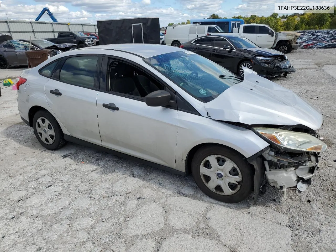 2012 Ford Focus S VIN: 1FAHP3E22CL188636 Lot: 72002794