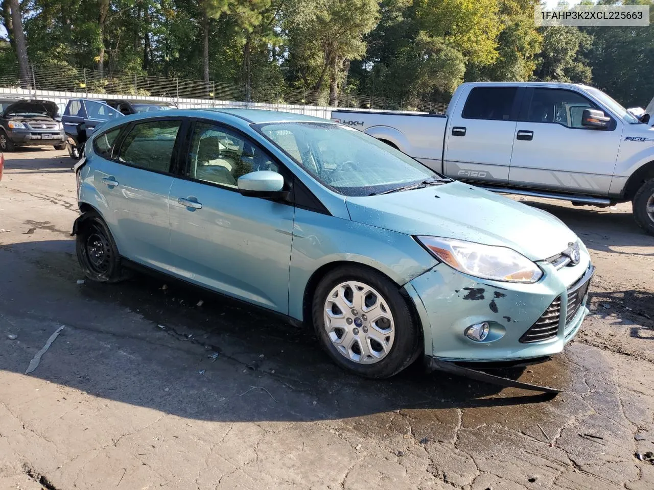 2012 Ford Focus Se VIN: 1FAHP3K2XCL225663 Lot: 72070084