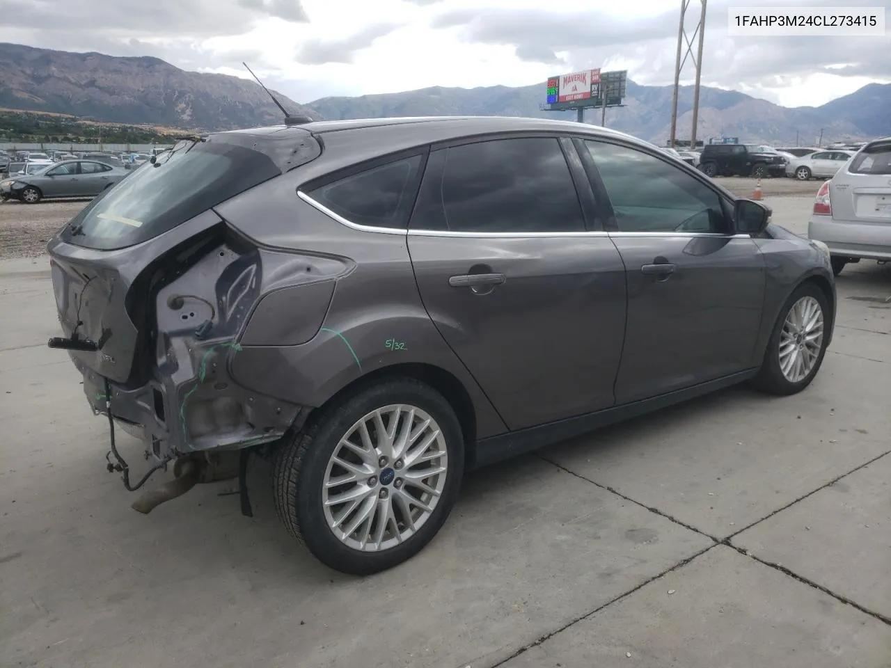 2012 Ford Focus Sel VIN: 1FAHP3M24CL273415 Lot: 72082294