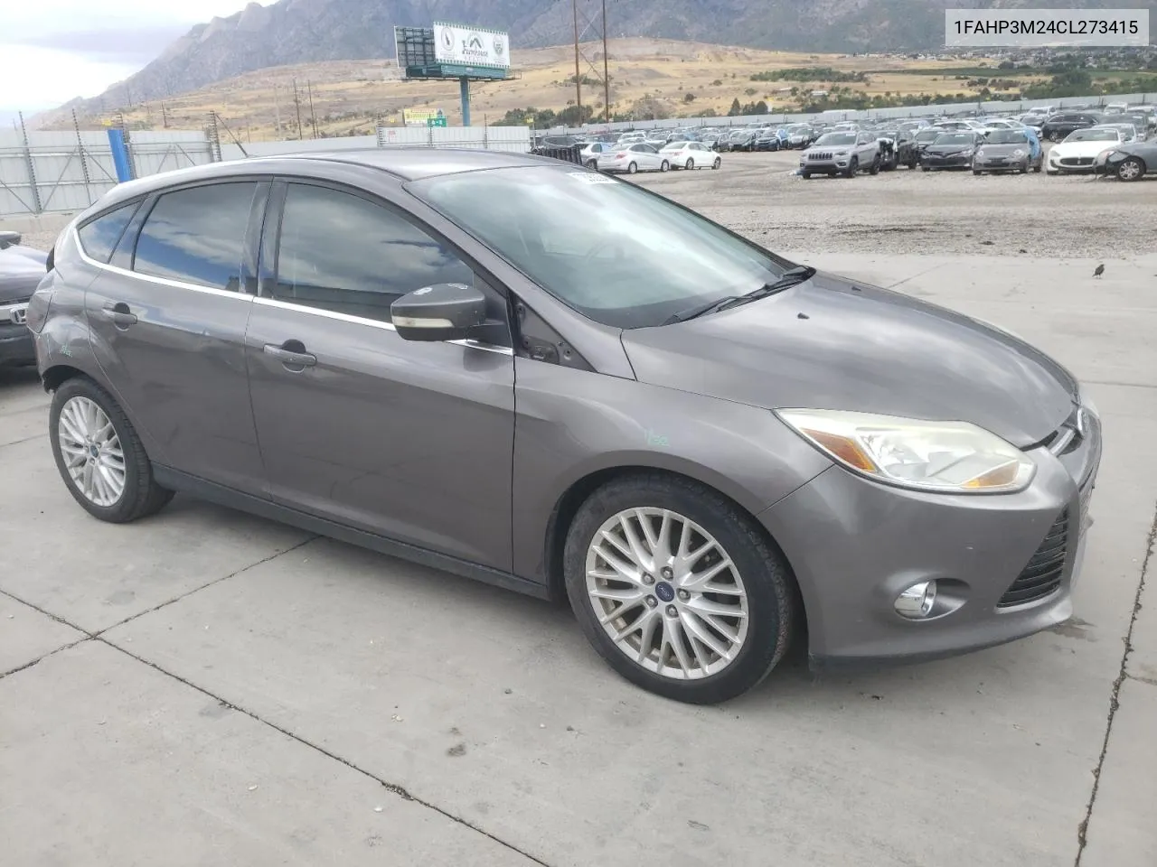 2012 Ford Focus Sel VIN: 1FAHP3M24CL273415 Lot: 72082294