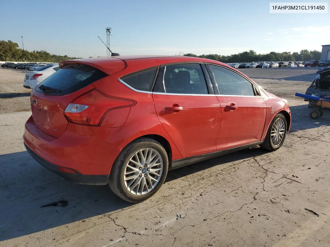 2012 Ford Focus Sel VIN: 1FAHP3M21CL191450 Lot: 72085544