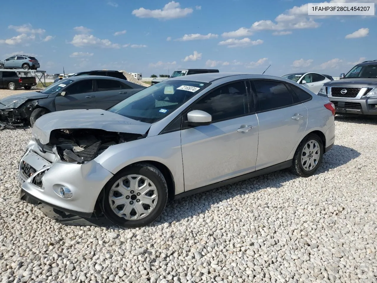 2012 Ford Focus Se VIN: 1FAHP3F28CL454207 Lot: 72165074